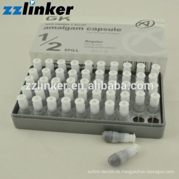 200mg Spill1 / 2 50pcs / box Dental Amalgam Legierungskapsel